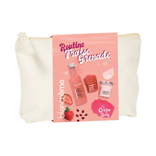 Trousse routine Corps – Fraise Grenade